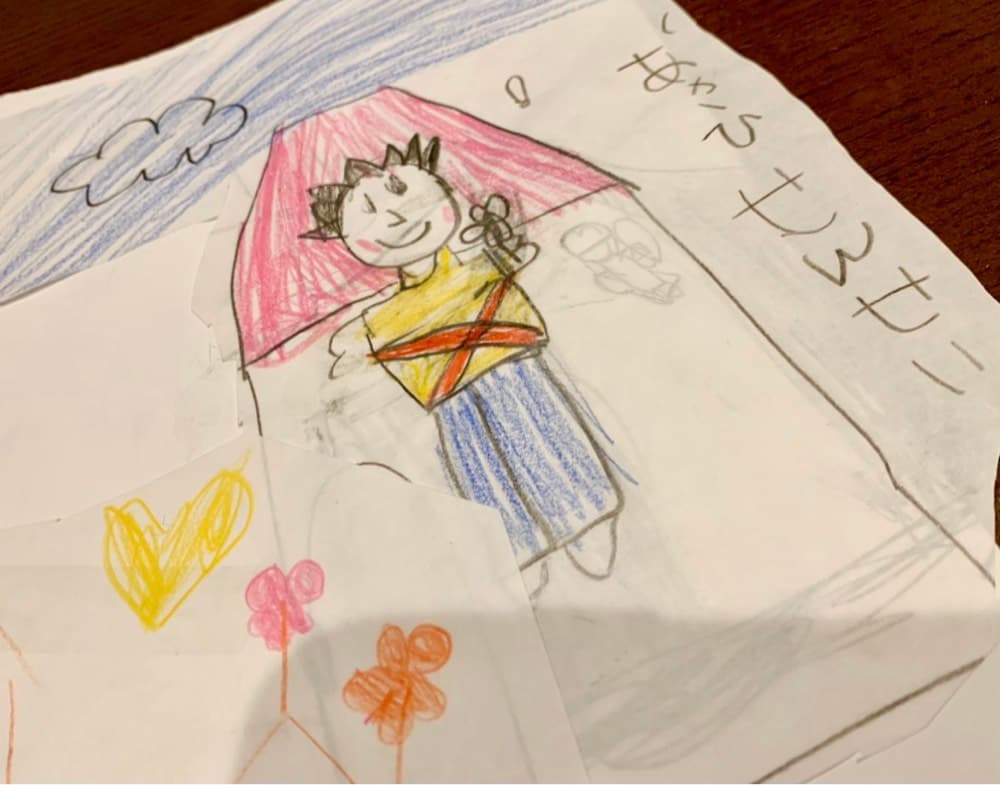 子どもが描いてくれた「はるせんせい」の絵